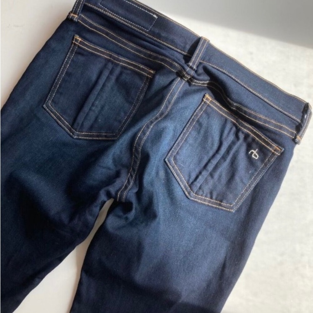 RAG & BONE Coventry Dark Rinse Mid Rise Skinny Jeans, Size 27. Great condition